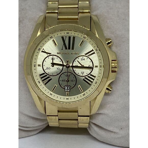 Michael Kors Bradshaw MK5605 Women Stainless Steel Analog Dial Wrist Watch MP824 - Picture 2 of 12